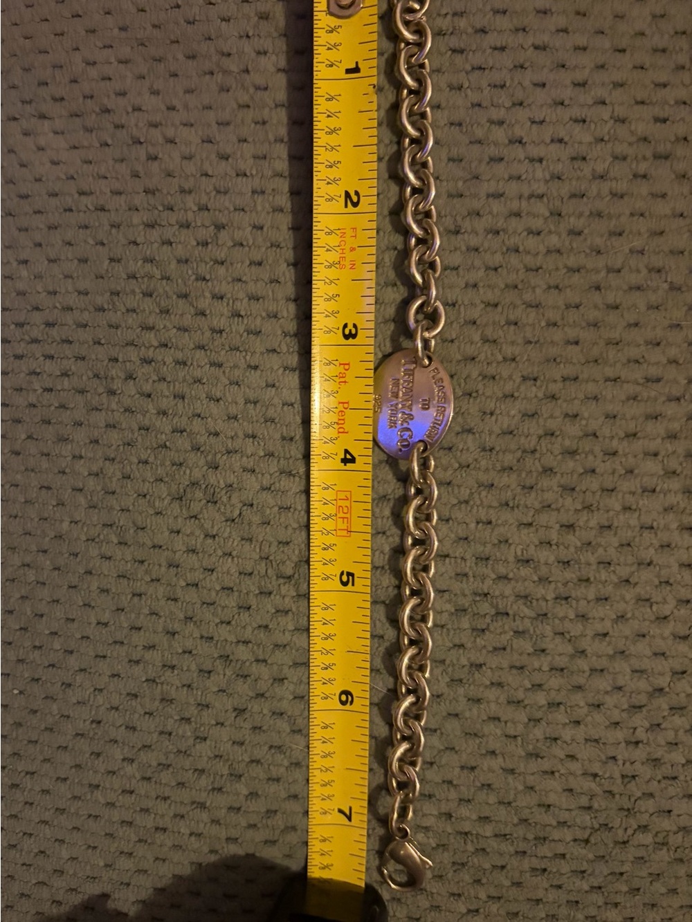 Tiffany & Co. Women’s sterling silver bracelet (Authentic) - Picture 3 of 11
